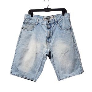 Alvirex Men's Light Wash Denim Jean Shorts Sz 36